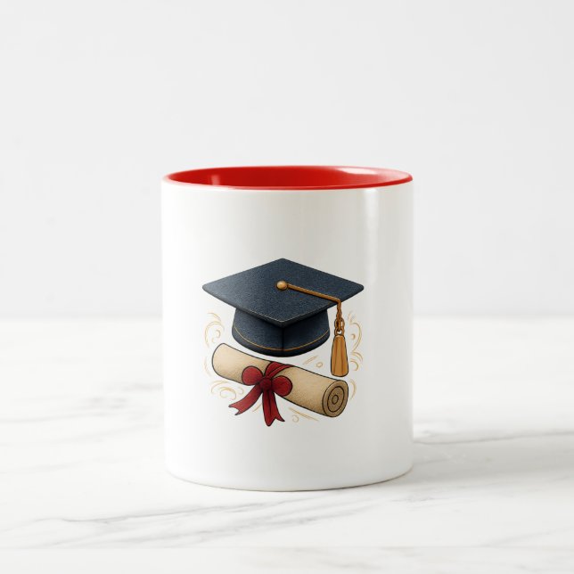 2 Couleurs Tasse - Remise de diplômes (Centre)