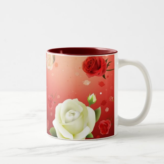 2 Couleurs Tasse rose (Droit)