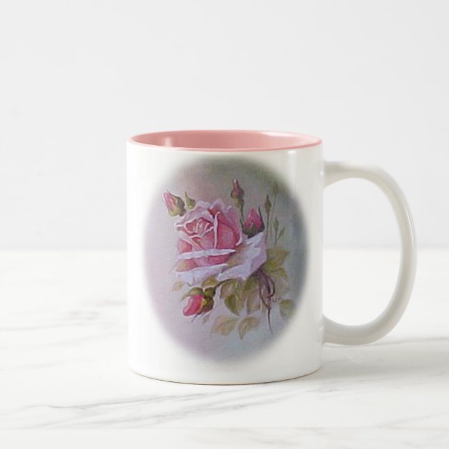 2 Couleurs Tasse rose (Droit)