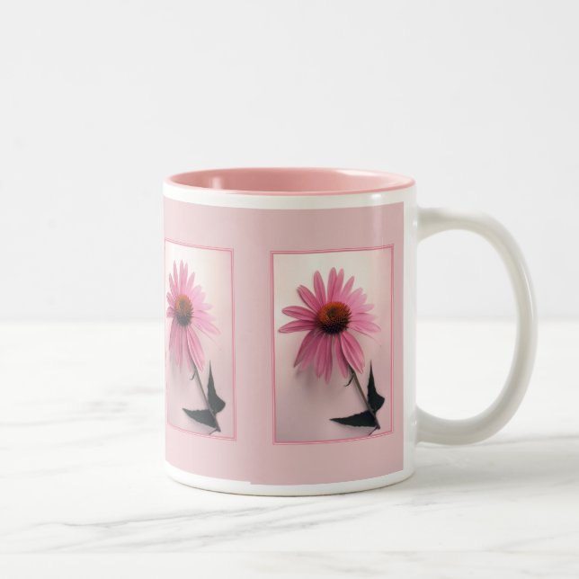 2 Couleurs Tasse rose de Coneflower (Droit)