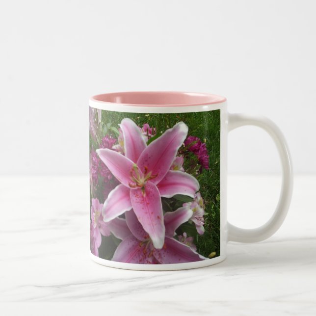 2 Couleurs Tasse rose de lis (Droit)