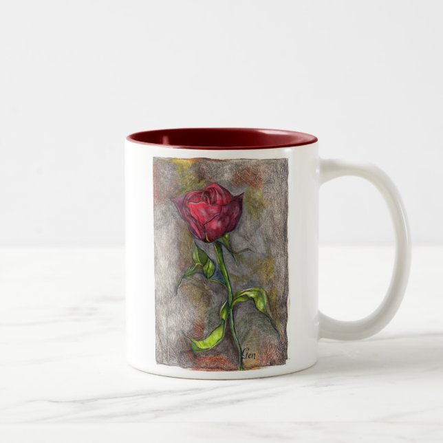2 Couleurs Tasse rose de St Louis (Droit)