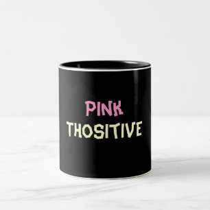 2 Couleurs Tasse rose de Thositive