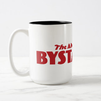 2 Couleurs Tasse rouge de logo de spectateur