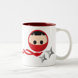 2 Couleurs Tasse rouge de Ninja