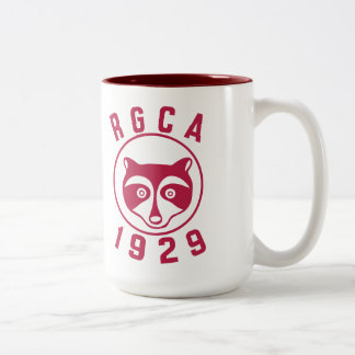 2 Couleurs Tasse rouge du logo 15oz de RGCA