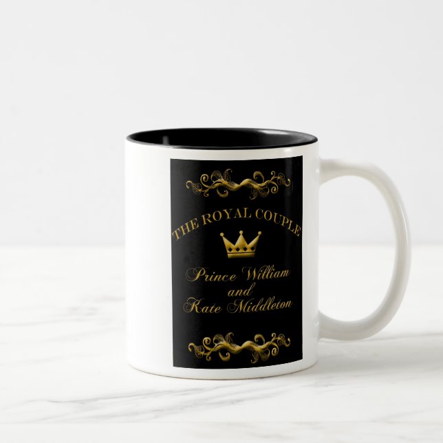 2 Couleurs Tasse royale de souvenir de mariage (Droit)