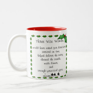 2 Couleurs Tasse sage de vacances de trois femmes
