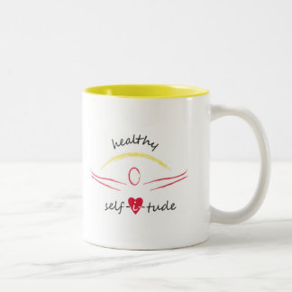 2 Couleurs Tasse saine de Selfitude