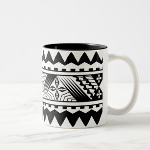 2 COULEURS TASSE SAMOANE DE TATOO
