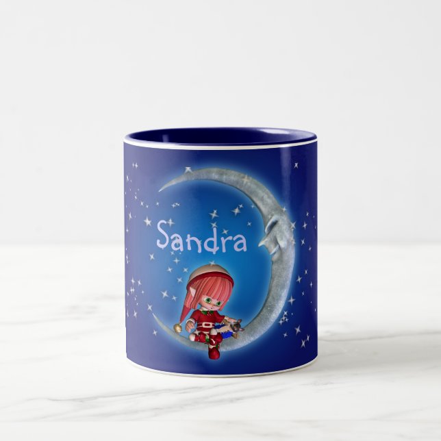 2 Couleurs tasse, Sandra, tasse personnalisable Sandra de (Centre)