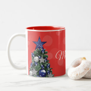 2 Couleurs Tasse - Sapin de Noël