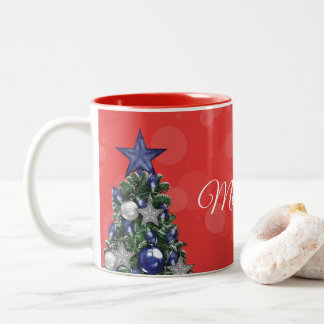 2 Couleurs Tasse - Sapin de Noël