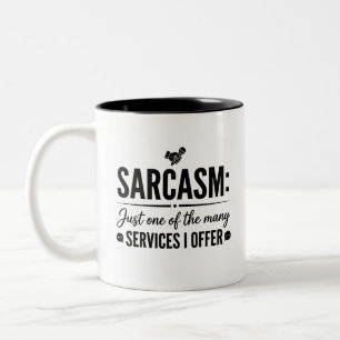 2 Couleurs Tasse Sarcasm Sipper
