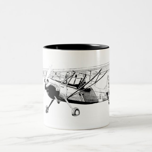 2 Couleurs Tasse sauvage de deux écrites au crayon (Centre)
