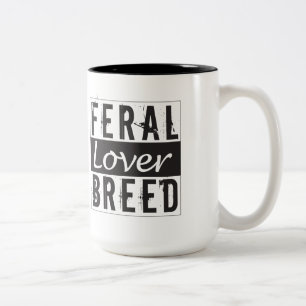2 Couleurs tasse sauvage de la race 15-Oz