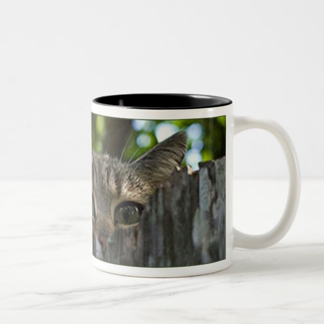 2 Couleurs Tasse sauvage d'ISIS de chat (Droit)