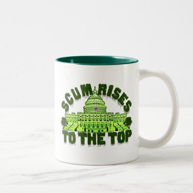 2 Couleurs Tasse Scum Rises To The Top (Droit)