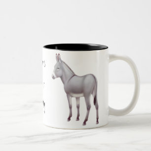 2 Couleurs Tasse sicilienne miniature d'âne