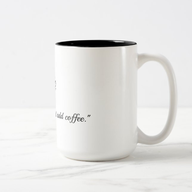 2 Couleurs Tasse simple  (Droit)
