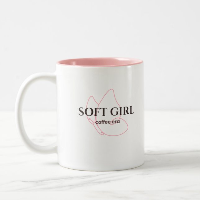 2 Couleurs Tasse Soft Girl (Gauche)