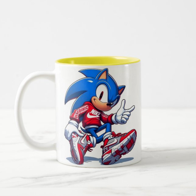 2 Couleurs Tasse Sonic  (Gauche)