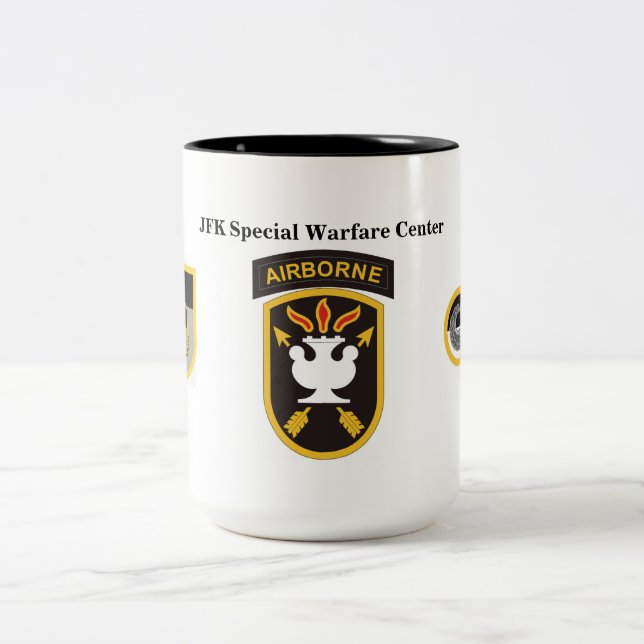 2 Couleurs Tasse spéciale de centre de guerre de JFK (Centre)