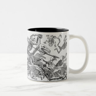 2 Couleurs tasse squelettique d'attaque