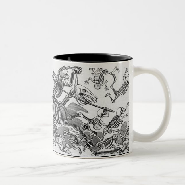 2 Couleurs tasse squelettique d'attaque (Droit)