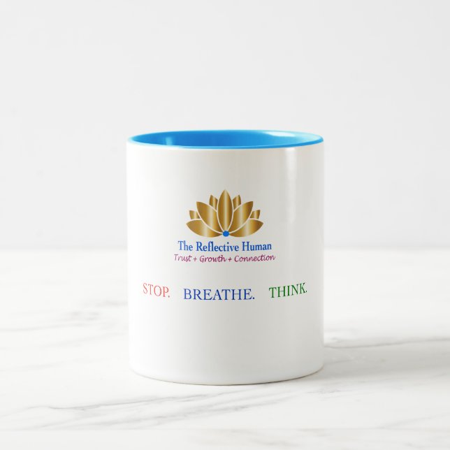 2 Couleurs Tasse Stop Breathe Think (Centre)