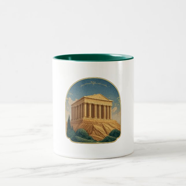 2 Couleurs Tasse - Style Grec (Centre)