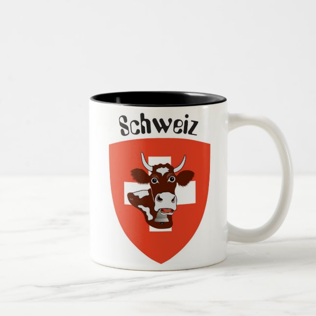 2 Couleurs Tasse suisse (Droit)