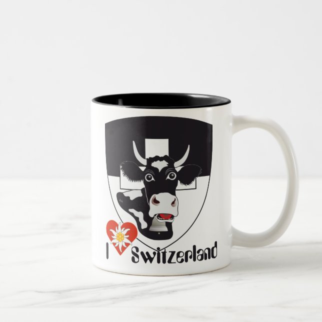 2 Couleurs Tasse suisse de Fribourg (Droit)