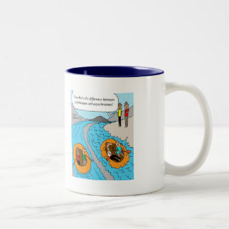 2 Couleurs Tasse : Synchrone contre asynchrone