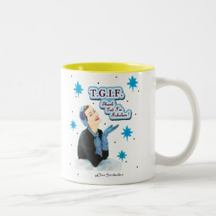 2 Couleurs Tasse - "T.G.I.F. "