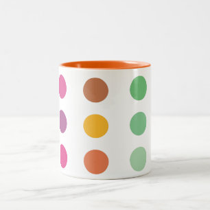 2 Couleurs Tasse tachetée