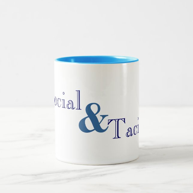 2 Couleurs Tasse taciturne insociale de citation de Jane (Centre)