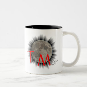 2 Couleurs Tasse the moon, la lune, la luna, Der Mond