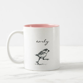 2 Couleurs Tasse tôt d'oiseau