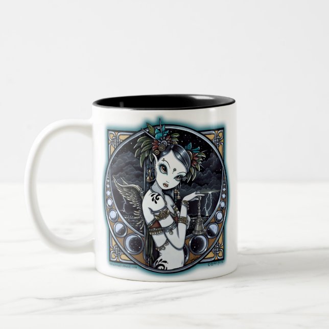 2 Couleurs Tasse tribale gothique d'art de danseur de fusion (Gauche)