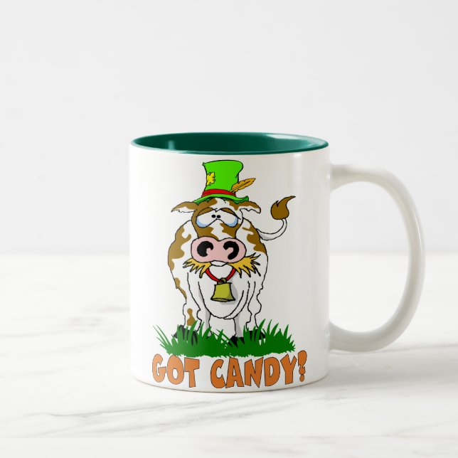 2 Couleurs Tasse Vache en Bonbons (Droit)