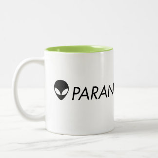 2 Couleurs Tasse verte étrangère de Paranormalis