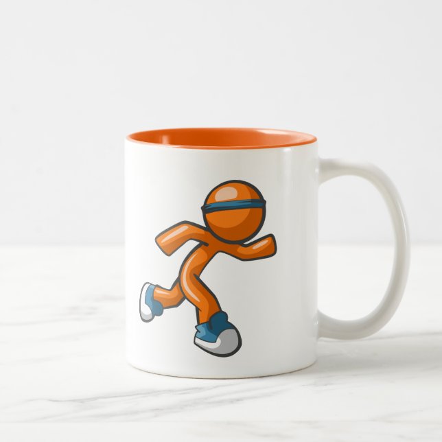 2 Couleurs Tasse virtuelle de coureur (Droit)