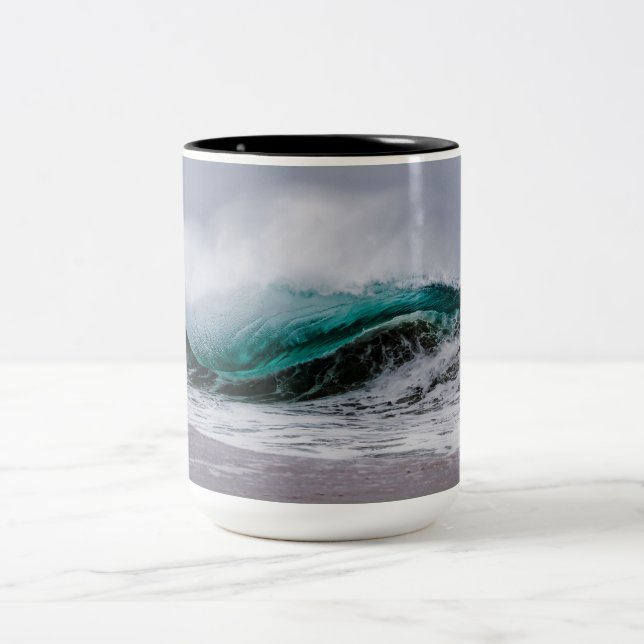 2 Couleurs Tasse Wedge Slab  (Centre)