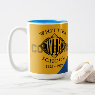 2 Couleurs Tasse Whittier Jr High School