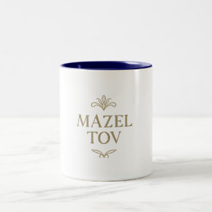2 Couleurs Tasse - Yiddish Mazel Tov