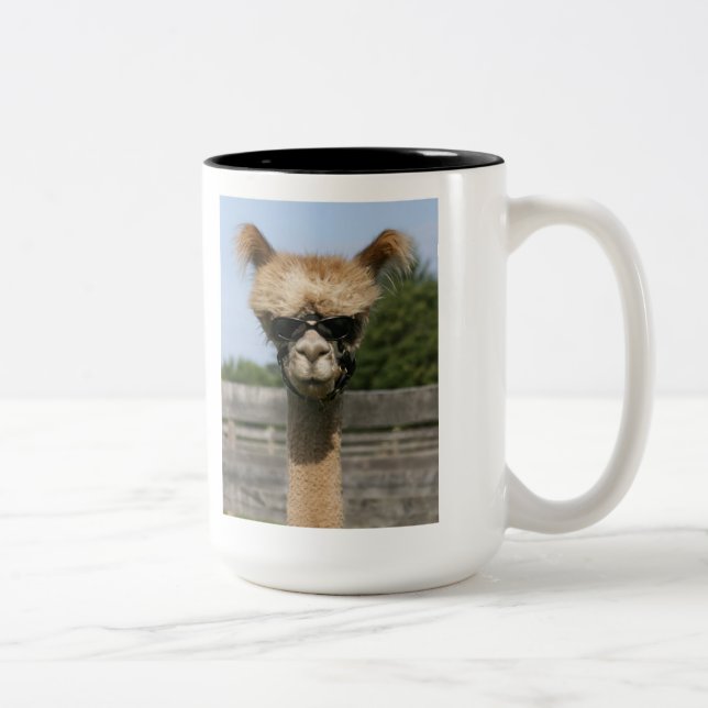 2 Couleurs Tête de tasse d'alpaga de P.R. (Droit)