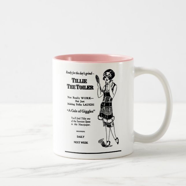 2 Couleurs Tillie la tasse 1926 d'illustration de Toiler (Droit)