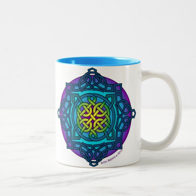 2 Couleurs tones_ARD celtique de cool de _de tasse de (Droit)