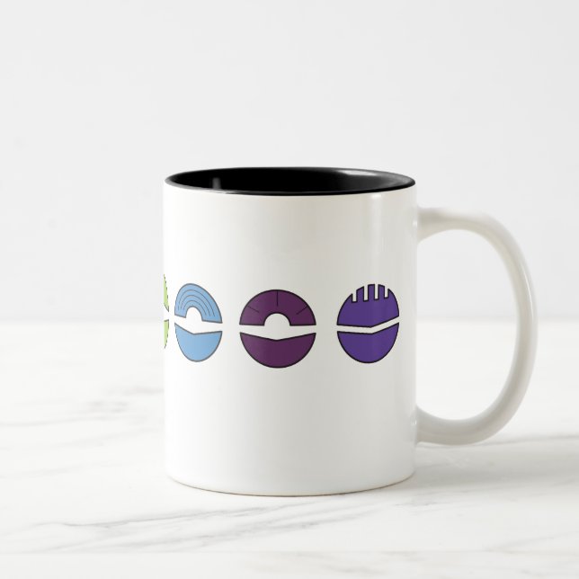 2 Couleurs TOUTE LA tasse d'ESSENCE (personnalisable) (Droit)
